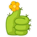 Стикер Кактус Коля