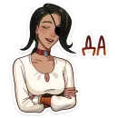 Стикер Капитан Роуз