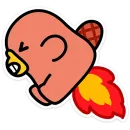 Стикер Утконос Карл