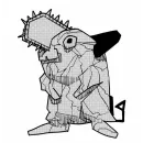 Стикер Chainsaw Man