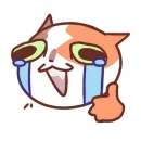 Стикер Cat Motions without text