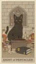 Стикер Карты Таро с котиками