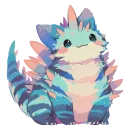 Стикер Котзилла