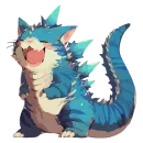 Стикер Котзилла