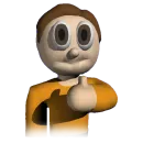 Стикер charlie and greenly 3D