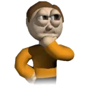 Стикер charlie and greenly 3D