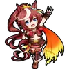 Стикер chibi anime character