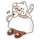 Стикер Сливкис и Кофик