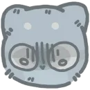 Стикер colored emotions kittens