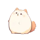 Стикер Толстые коты