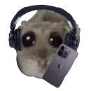 Стикер Хомяцек