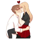 Стикер Love you