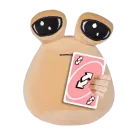 Стикер Sad Pou