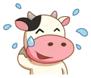 Стикер Momo Cow