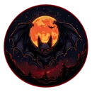 Стикер crypto dracula