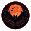 Стикер crypto dracula