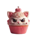 Стикер Котики кексы