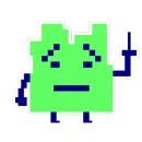 Стикер Cursed Mooninite Pack