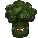 Стикер Милый Брокколь