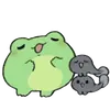 Стикер Cute Froggy