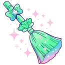 Стикер cute green