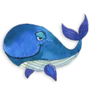 Стикер whales