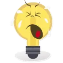 Стикер Лампочка