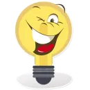 Стикер Лампочка
