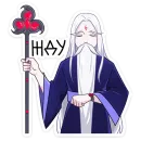 Стикер Тёмный Инь