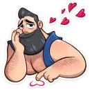 Стикер Тёмный Валентин