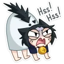 Стикер Тёмная Милшу