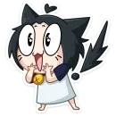 Стикер Тёмная Милшу