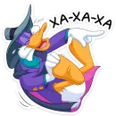 Стикер Чёрный Плащ