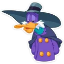 Стикер Чёрный Плащ