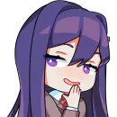 Стикер doki doki emotes