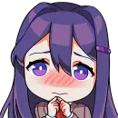 Стикер doki doki emotes