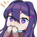 Стикер doki doki emotes
