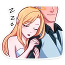 Стикер Демон и Ангелица