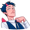 Стикер Дьявол без надписей