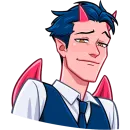 Стикер Дьявол без надписей