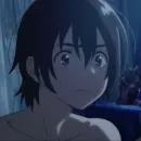 Стикер Незнакомец на берегу моря