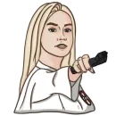 Стикер KKK Girl