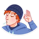 Стикер Думер Дэн