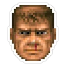 Стикер Doom Slayer