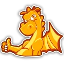 Стикер Dragons