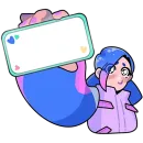 Стикер Мия из Другого Дела Без текста