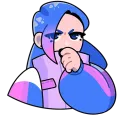 Стикер Мия из Другого Дела Без текста