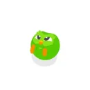 Стикер duolingo cute