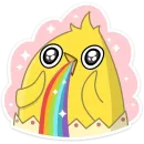 Стикер Пасхальные друзья