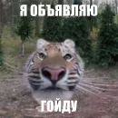 Стикер Тигр